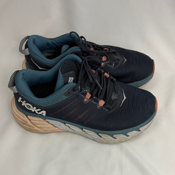 Hoka One One Shoes - Hoka One One Womens Gaviota 3 1113523 OBRS Blue Running Shoes Sneakers Size 9 D